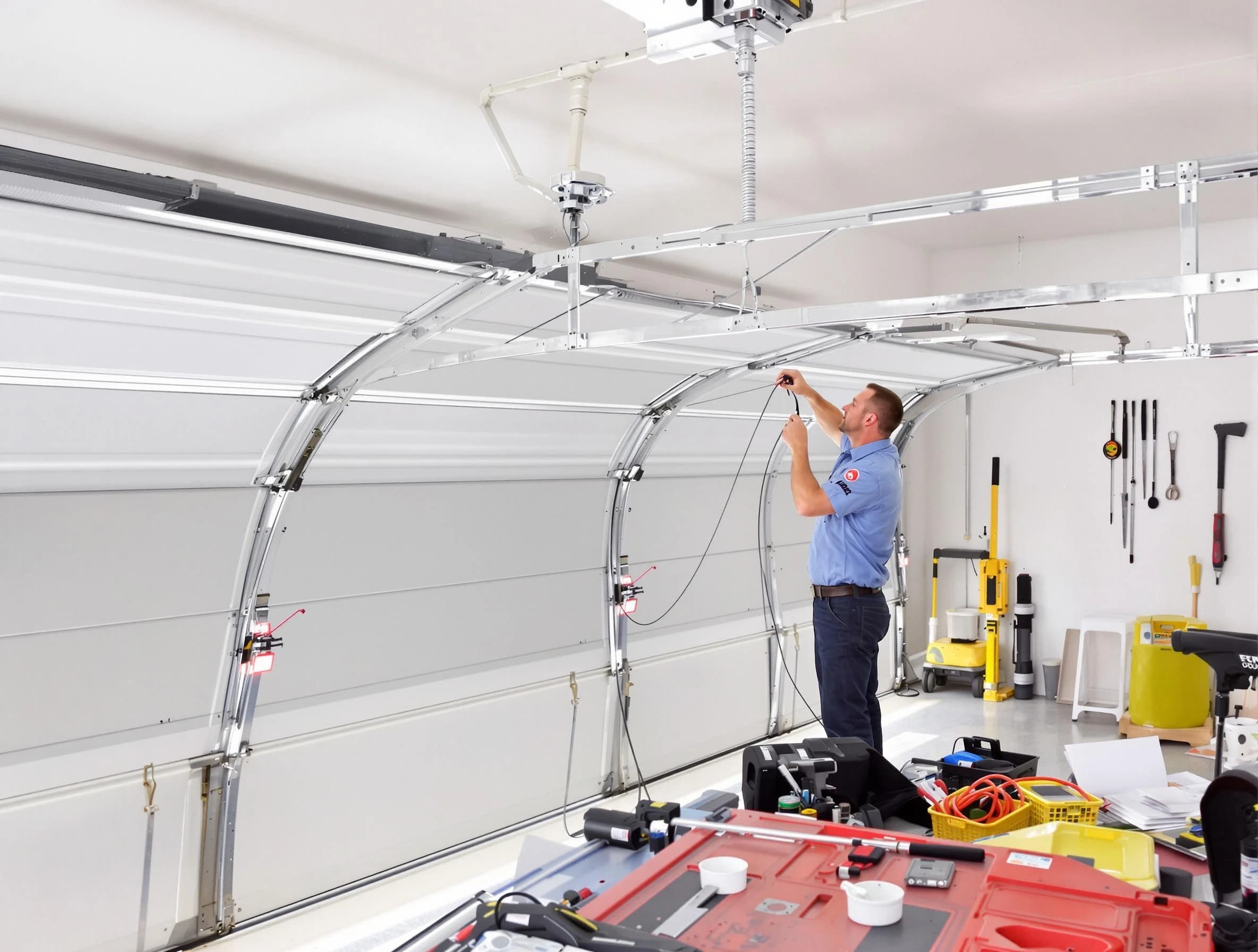 Garage door cable repair service by McKeesport Garage Door Repair in McKeesport
