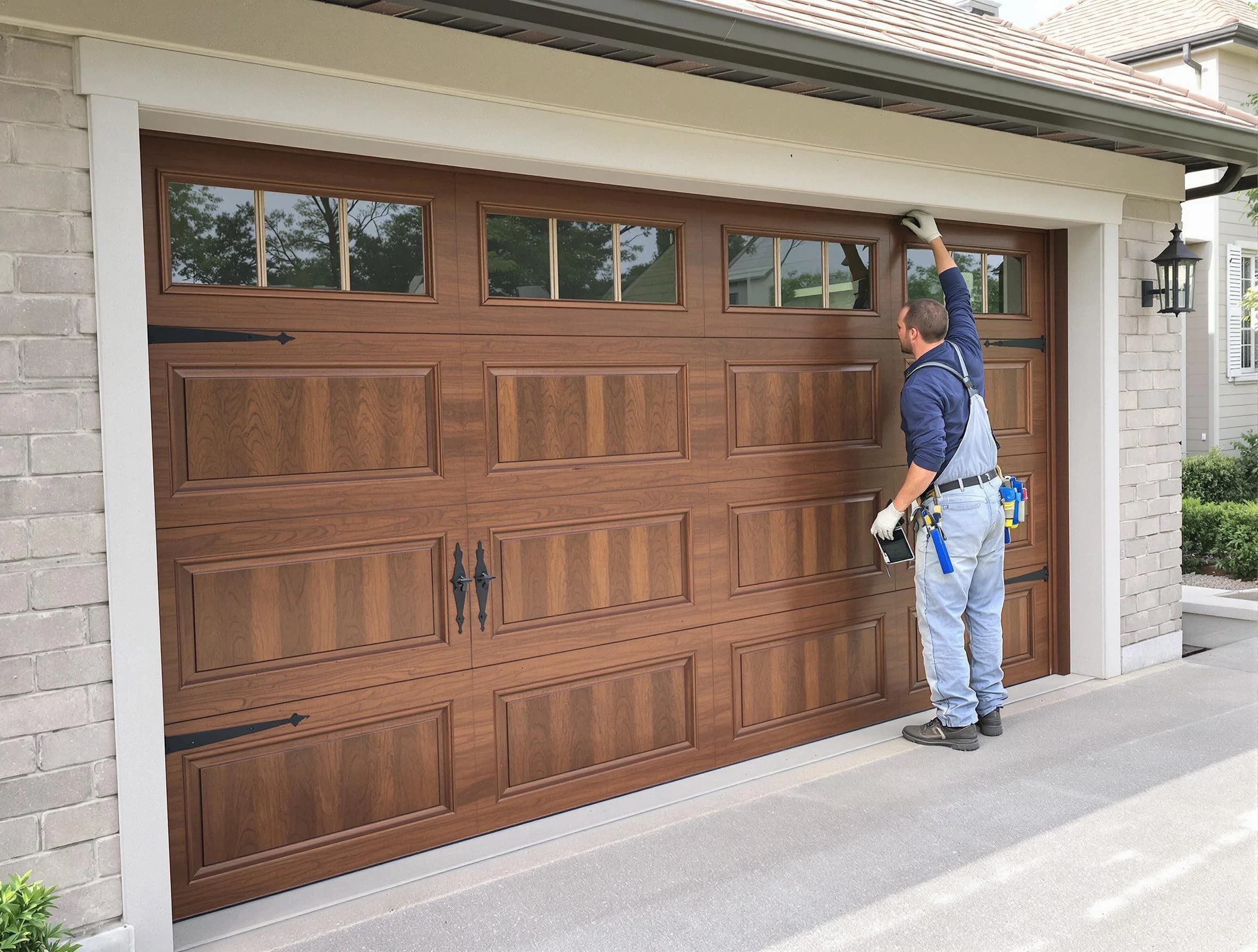 Custom garage door showcase by McKeesport Garage Door Repair in McKeesport