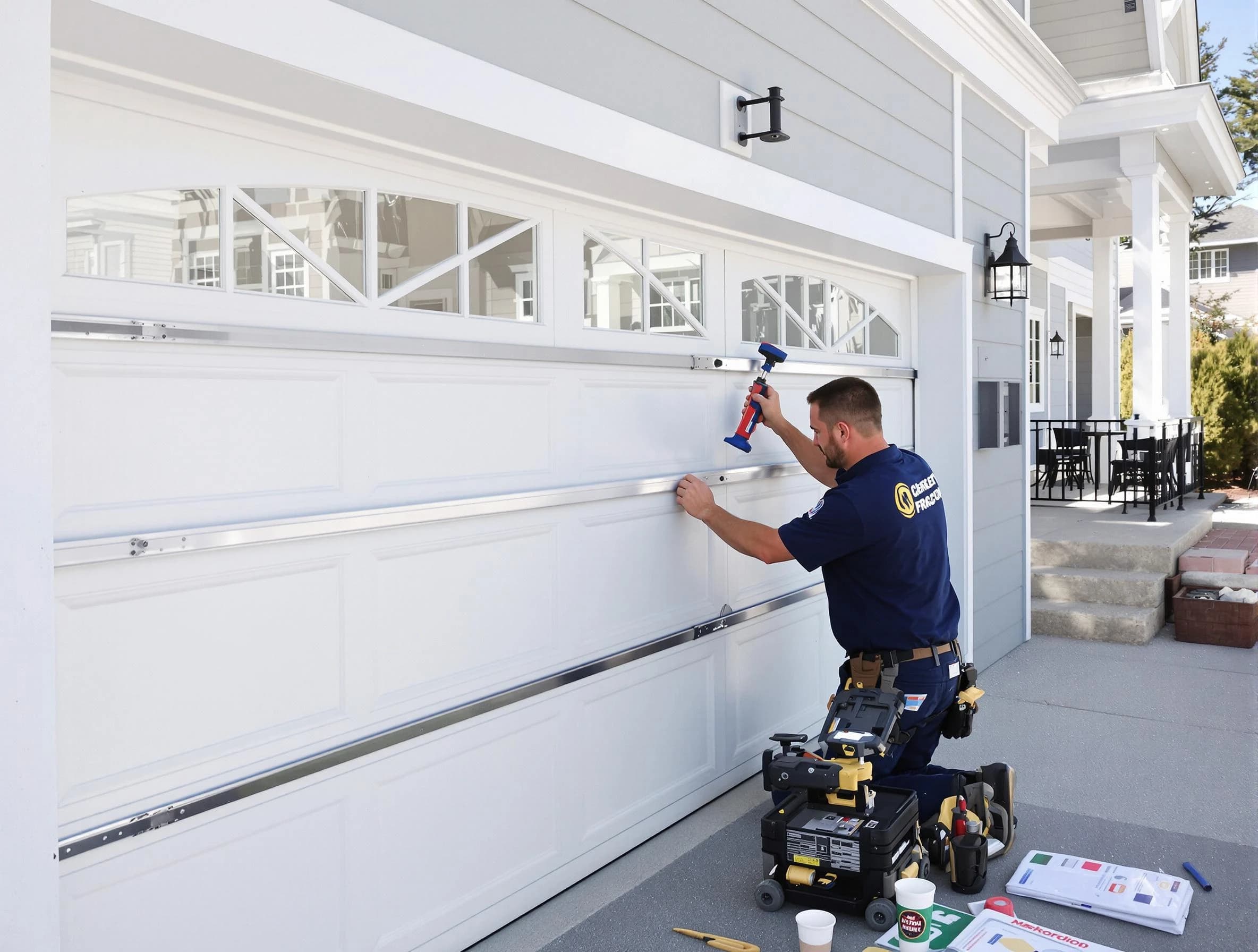 Professional garage door installation by McKeesport Garage Door Repair in McKeesport