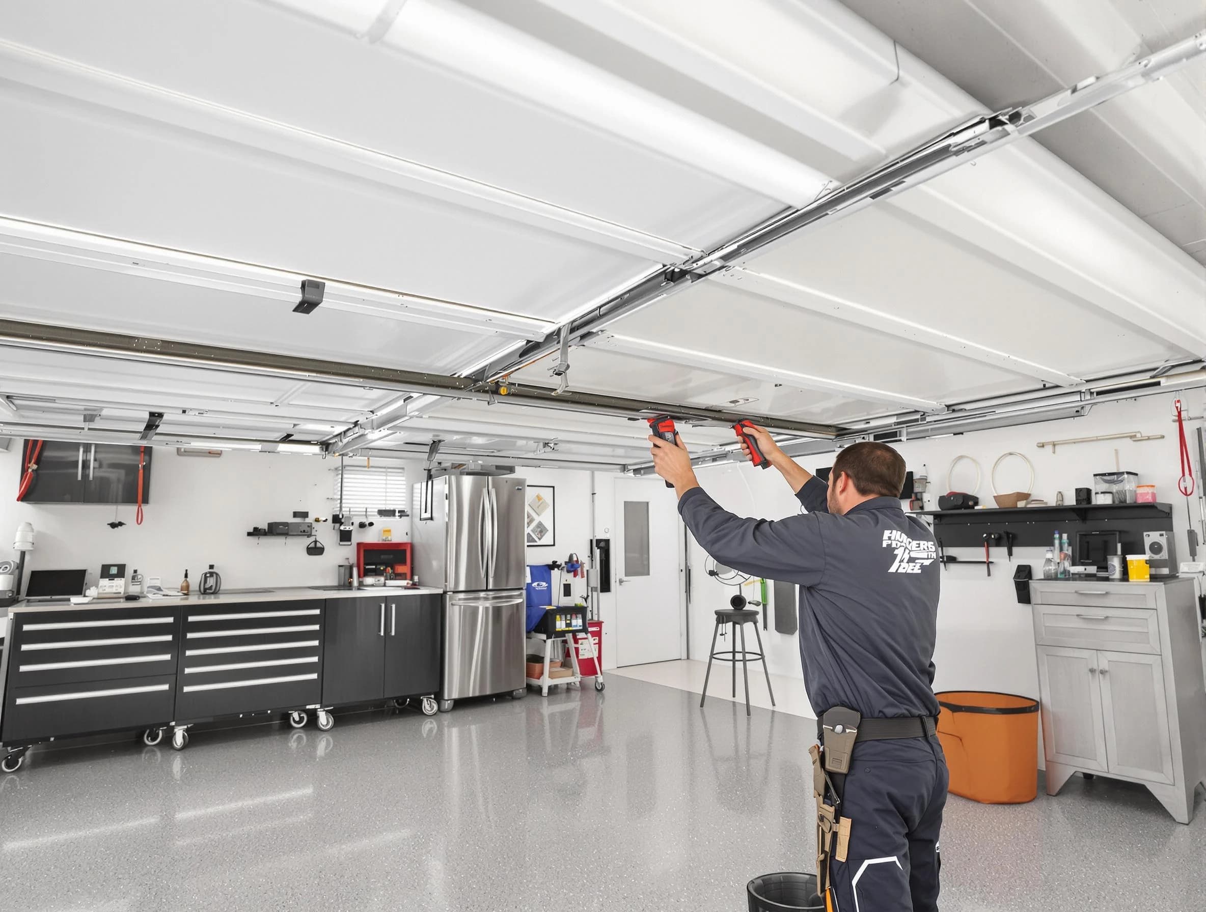 Overhead garage door repair service by McKeesport Garage Door Repair in McKeesport