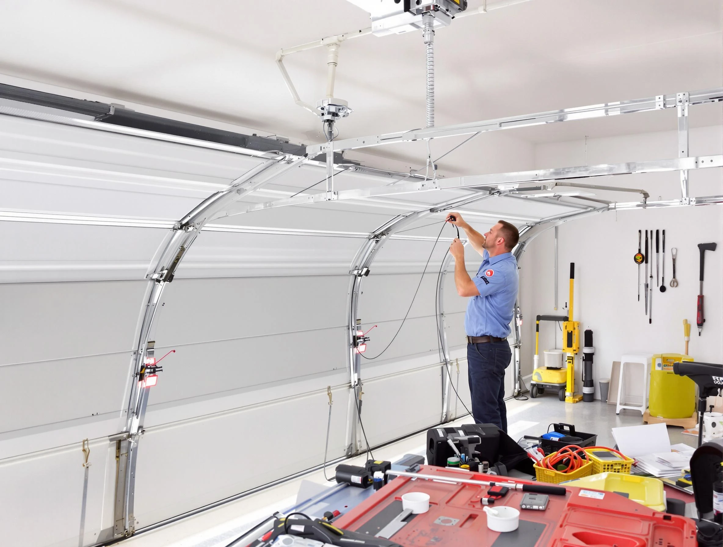 Garage door cable repair service by McKeesport Garage Door Repair in McKeesport