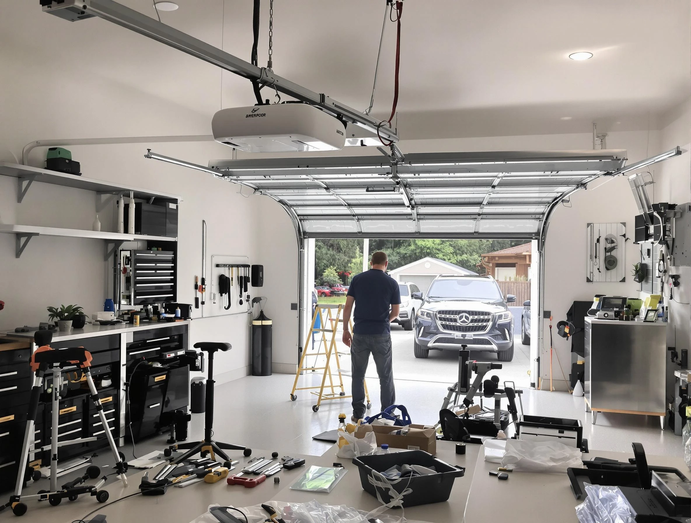Garage door opener installation by McKeesport Garage Door Repair in McKeesport