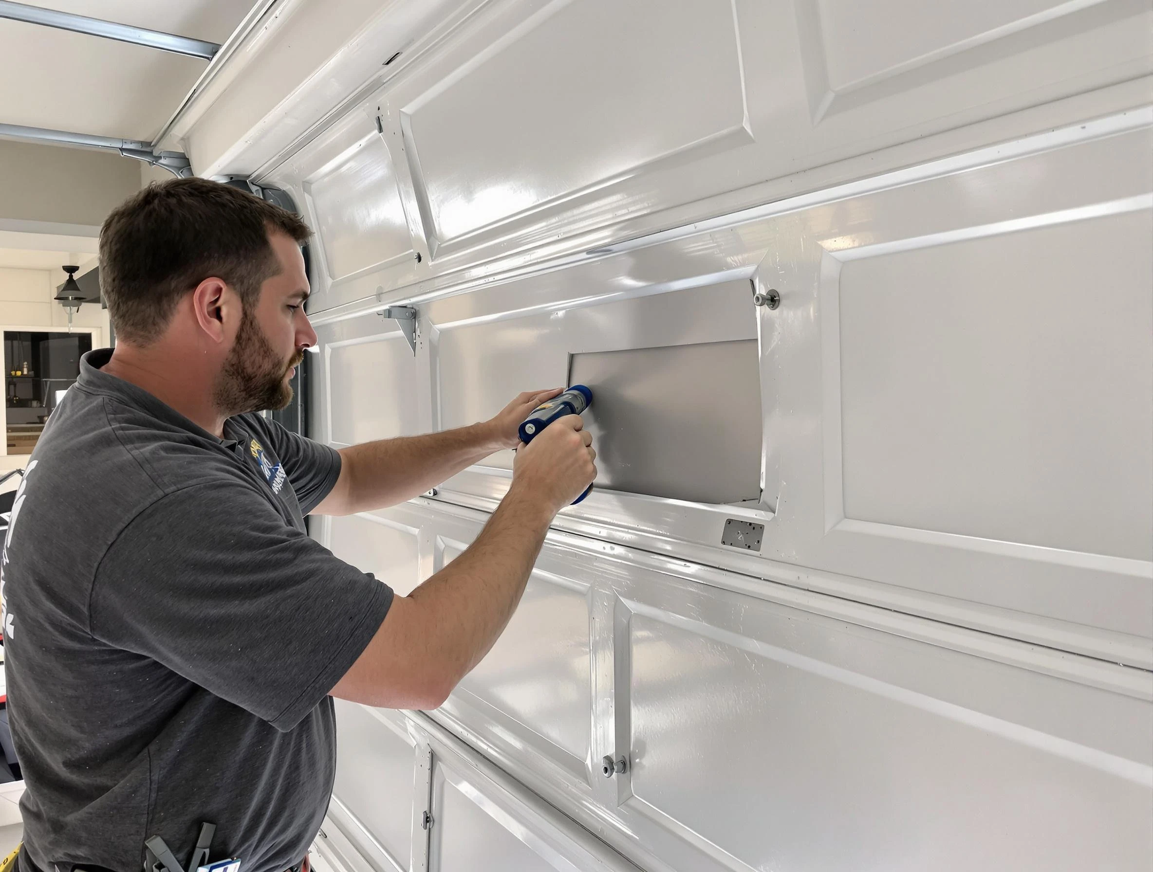 Garage door panel repair by McKeesport Garage Door Repair in McKeesport
