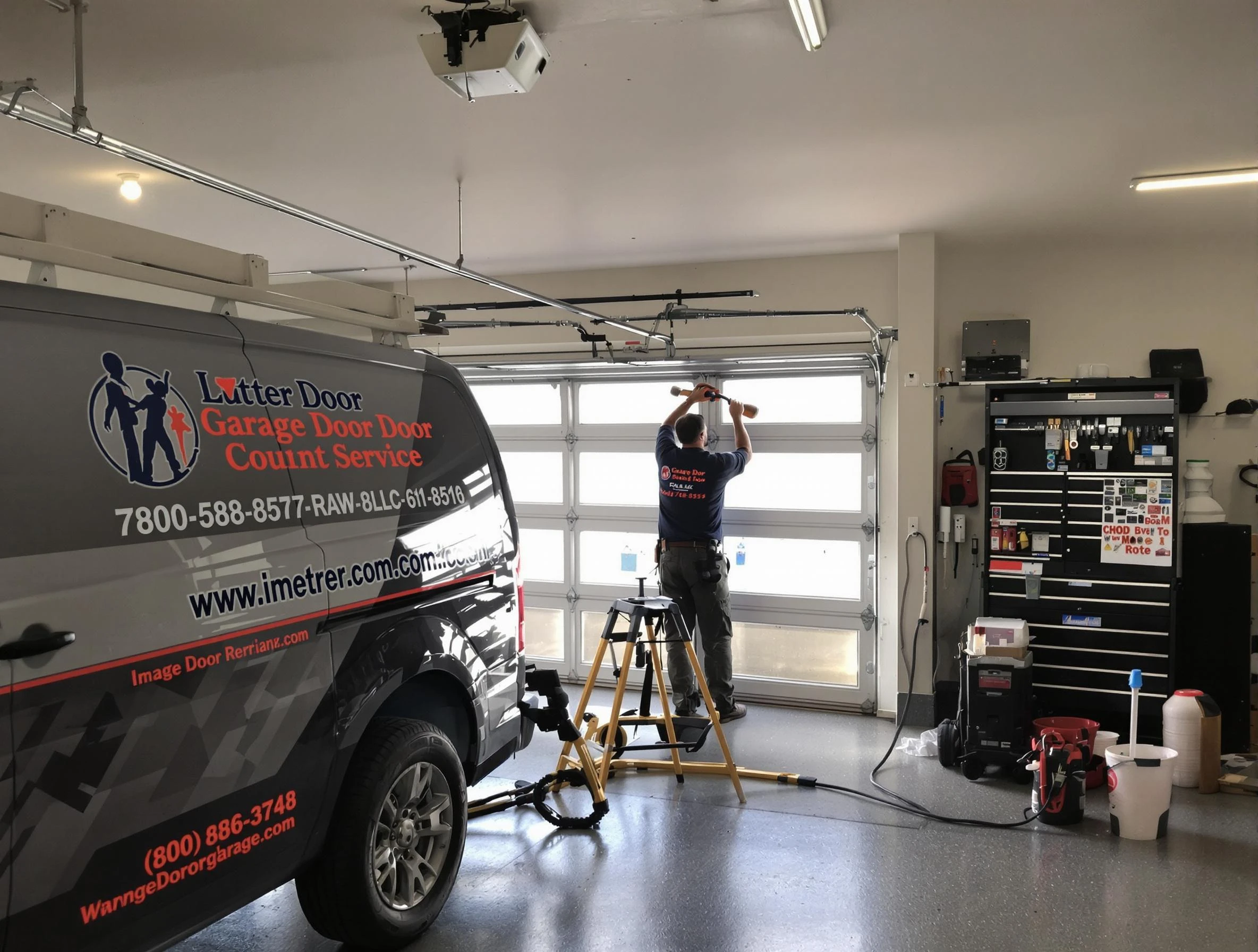 McKeesport Garage Door Repair team performing same-day garage door repair in McKeesport